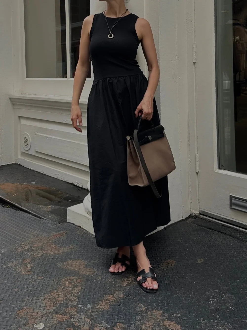 Mango black cotton dress - Picture 6 of 6